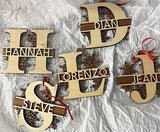 Split Name Ornament