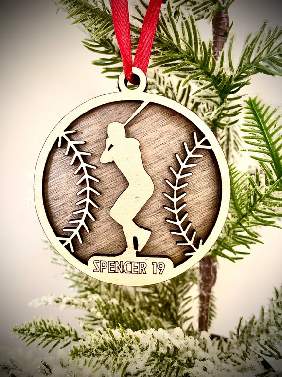 Softball Ornaments